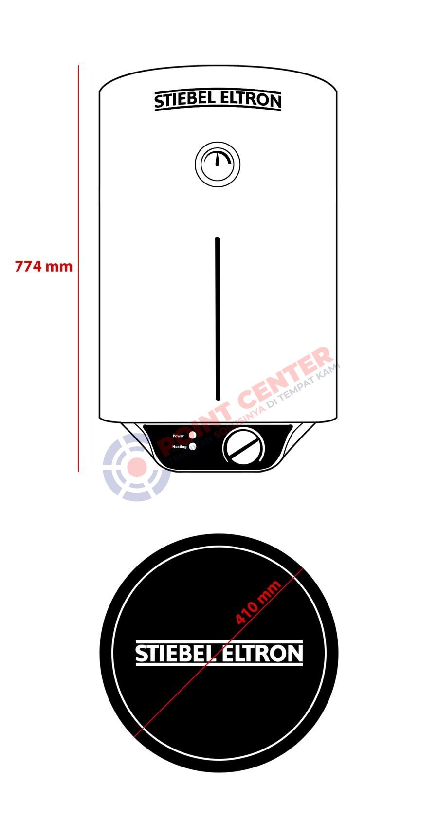 Stiebel Eltron Water Heater EVS50 50 L