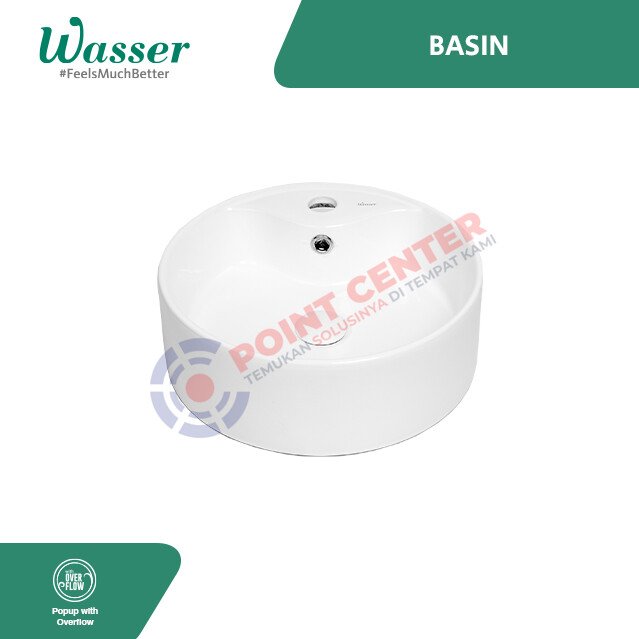 Wasser Over Countertop Basin BN-730T | Wastafel Meja (Dengan Overflow) - Image 2