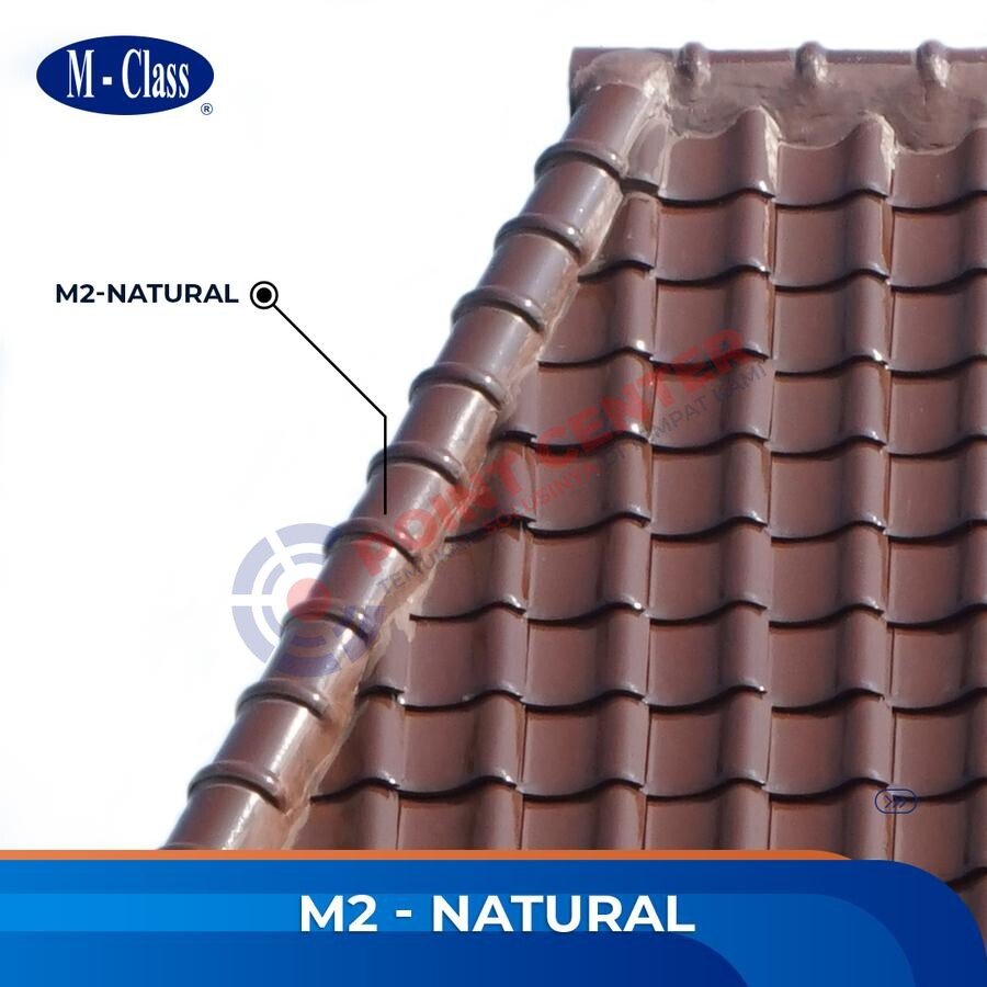Genteng M-Class Nok (M-2) warna Natural per 10 keping - Image 4