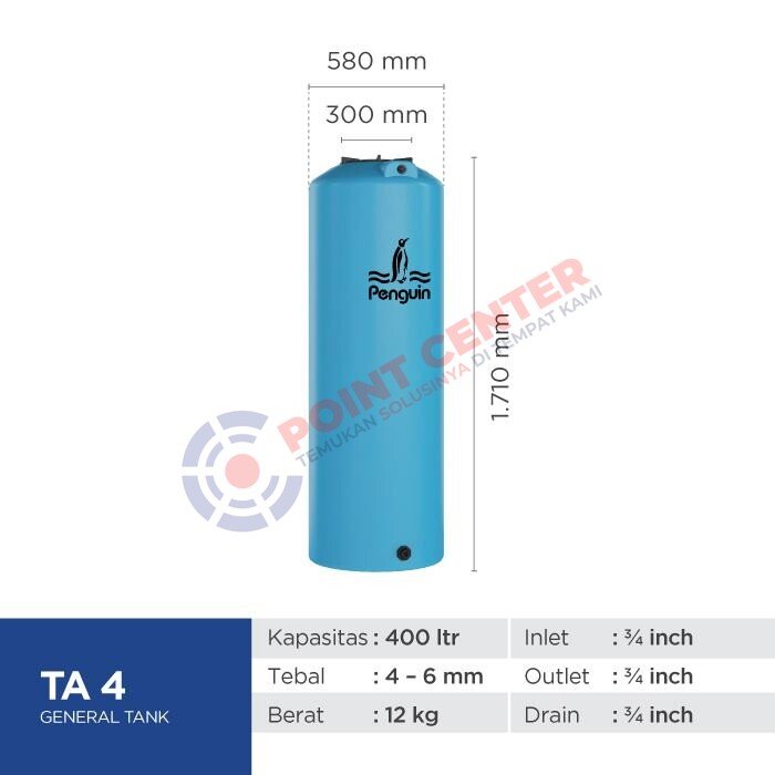 PENGUIN TANGKI TANDON Cylinder Tank 40 Liter - Image 2
