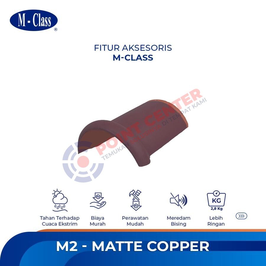 Genteng M-Class Nok (M-2) warna Copper per 10 keping - Image 2