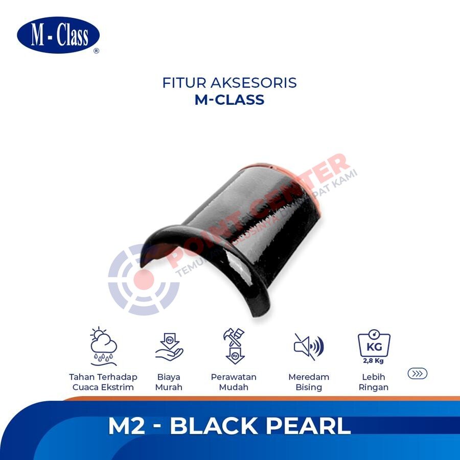 Genteng M-Class Nok (M-2) warna Black Pearl per 10 keping - Image 5