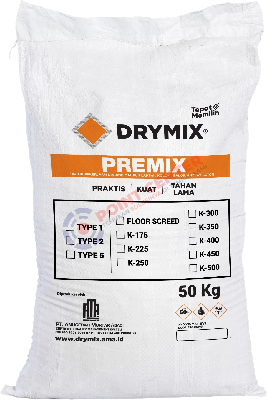 DRYMIX BETON K-175 Beton 50 Kg