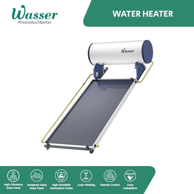 Wasser Water Heater Solar 120R-PITCHEDROOF - 120 Liter - Image 3