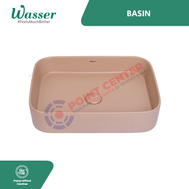 Wasser Over Countertop Basin BN-751 | Wastafel Meja Kotak - Image 7