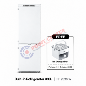 MODENA RF 2930 W Gourmet Kulkas Tanam Multi Door PowerHub™ Inverter 480 L